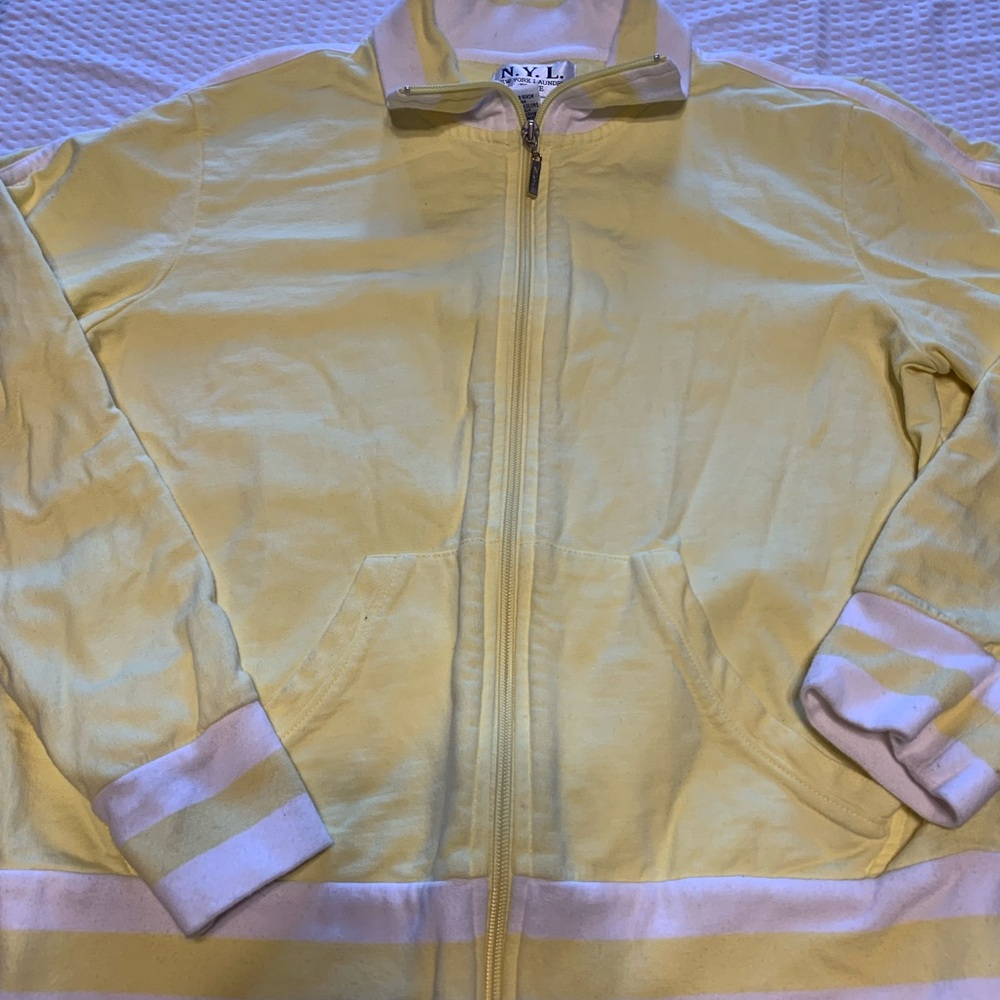 New York Laundry Yellow and White Jacket